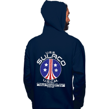Load image into Gallery viewer, Daily_Deal_Shirts Pullover Hoodies, Unisex / Small / Navy USS Sulaco