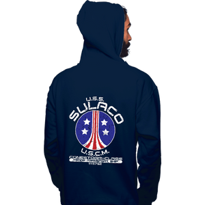 Daily_Deal_Shirts Pullover Hoodies, Unisex / Small / Navy USS Sulaco