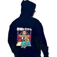 Load image into Gallery viewer, Daily_Deal_Shirts Pullover Hoodies, Unisex / Small / Navy Ninja Trouble
