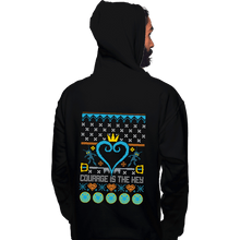 Load image into Gallery viewer, Shirts Pullover Hoodies, Unisex / Small / Black Courage Is The Key