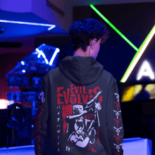 Load image into Gallery viewer, Daily_Deal_Shirts Pullover Hoodies, Unisex / Small / Black Evil Evolves Long Sleeve