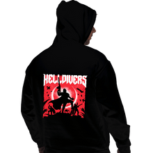 Load image into Gallery viewer, Last_Chance_Shirts Pullover Hoodies, Unisex / Small / Black Helldivers