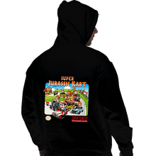 Load image into Gallery viewer, Daily_Deal_Shirts Pullover Hoodies, Unisex / Small / Black SuperJurassic Kart