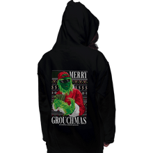 Load image into Gallery viewer, Shirts Pullover Hoodies, Unisex / Small / Black Mr Grouchy x CoDdesigns Grouchmas Ugly Sweater