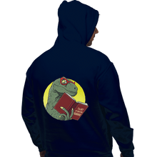Load image into Gallery viewer, Shirts Pullover Hoodies, Unisex / Small / Navy Mmmm Clever Girl