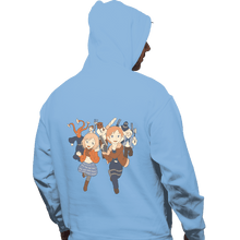 Load image into Gallery viewer, Daily_Deal_Shirts Pullover Hoodies, Unisex / Small / Royal Blue Chibi Village