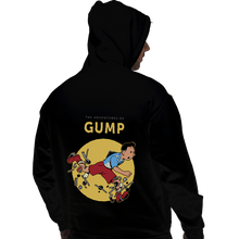 Load image into Gallery viewer, Daily_Deal_Shirts Pullover Hoodies, Unisex / Small / Black The Adventures Of Gump
