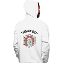 Load image into Gallery viewer, Shirts Pullover Hoodies, Unisex / Small / White Gangster Wrap