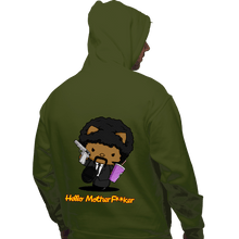 Load image into Gallery viewer, Daily_Deal_Shirts Pullover Hoodies, Unisex / Small / Military Green Kitty Fiction