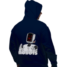 Load image into Gallery viewer, Daily_Deal_Shirts Pullover Hoodies, Unisex / Small / Navy Robots
