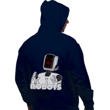 Load image into Gallery viewer, Daily_Deal_Shirts Pullover Hoodies, Unisex / Small / Navy Robots