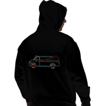 Load image into Gallery viewer, Shirts Pullover Hoodies, Unisex / Small / Black A-Team Van