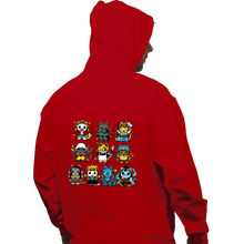 Load image into Gallery viewer, Daily_Deal_Shirts Pullover Hoodies, Unisex / Small / Red Pirate Kittens