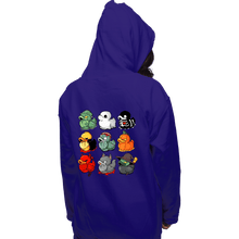Load image into Gallery viewer, Secret_Shirts Pullover Hoodies, Unisex / Small / Violet Ducky Halloween