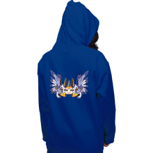 Load image into Gallery viewer, Daily_Deal_Shirts Pullover Hoodies, Unisex / Small / Royal Blue Digital Friendship
