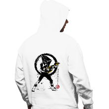 Load image into Gallery viewer, Shirts Pullover Hoodies, Unisex / Small / White Black Ranger Sumi-e