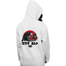 Load image into Gallery viewer, Shirts Pullover Hoodies, Unisex / Small / White Kaiju VS Titan