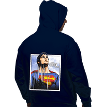 Load image into Gallery viewer, Shirts Pullover Hoodies, Unisex / Small / Navy Look Up
