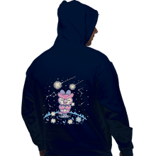 Load image into Gallery viewer, Shirts Zippered Hoodies, Unisex / Small / Navy Starry Owl