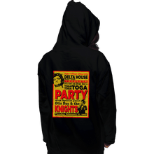 Load image into Gallery viewer, Secret_Shirts Pullover Hoodies, Unisex / Small / Black Delta House Flyer