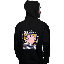 Load image into Gallery viewer, Shirts Pullover Hoodies, Unisex / Small / Black Sir Hawk