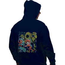 Load image into Gallery viewer, Daily_Deal_Shirts Pullover Hoodies, Unisex / Small / Navy Mystery Dive