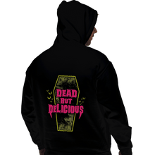 Load image into Gallery viewer, Shirts Pullover Hoodies, Unisex / Small / Black Dead But Delicious