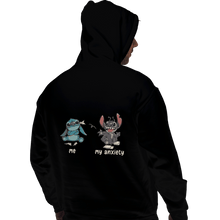 Load image into Gallery viewer, Shirts Pullover Hoodies, Unisex / Small / Black Anxiety