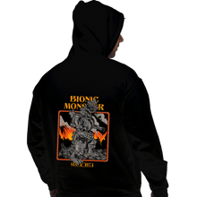 Load image into Gallery viewer, Secret_Shirts Pullover Hoodies, Unisex / Small / Black Bionic Monster