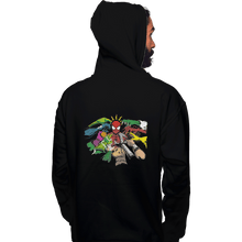 Load image into Gallery viewer, Shirts Pullover Hoodies, Unisex / Small / Black Spider Yaga