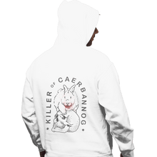 Load image into Gallery viewer, Shirts Pullover Hoodies, Unisex / Small / White Killer Rabbit of Caerbannog