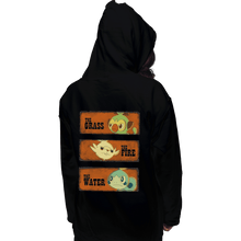 Load image into Gallery viewer, Shirts Pullover Hoodies, Unisex / Small / Black The Grass, The Fire, And The Water