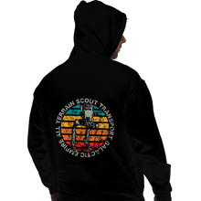 Load image into Gallery viewer, Shirts Pullover Hoodies, Unisex / Small / Black Retro AT-ST Sun