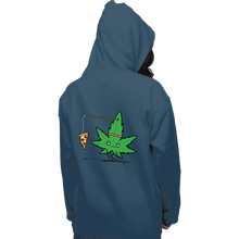 Load image into Gallery viewer, Shirts Pullover Hoodies, Unisex / Small / Indigo Blue Indicardio