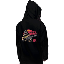 Load image into Gallery viewer, Shirts Zippered Hoodies, Unisex / Small / Black Reading Rambo
