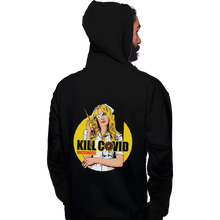 Load image into Gallery viewer, Shirts Pullover Hoodies, Unisex / Small / Black Kill Covid