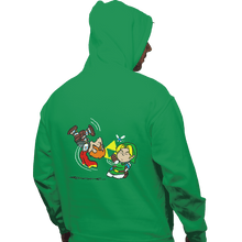 Load image into Gallery viewer, Shirts Zippered Hoodies, Unisex / Small / Irish Green The Triforge Gag