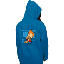 Load image into Gallery viewer, Shirts Pullover Hoodies, Unisex / Small / Sapphire Seymour And Philip