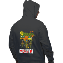 Load image into Gallery viewer, Shirts Zippered Hoodies, Unisex / Small / Dark heather Akirabunga