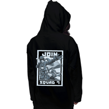 Load image into Gallery viewer, Shirts Pullover Hoodies, Unisex / Small / Black Join Squad 7