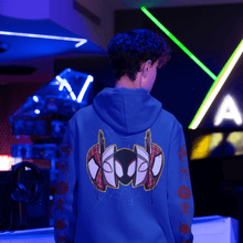 Load image into Gallery viewer, Daily_Deal_Shirts Pullover Hoodies, Unisex / Small / Royal Blue Rebel Spiders