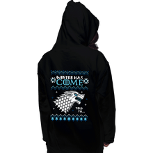 Load image into Gallery viewer, Secret_Shirts Pullover Hoodies, Unisex / Small / Black Ugly Winter