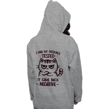 Load image into Gallery viewer, Daily_Deal_Shirts Pullover Hoodies, Unisex / Small / Sports Grey Patience Tested