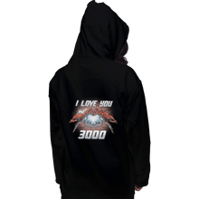 Load image into Gallery viewer, Shirts Pullover Hoodies, Unisex / Small / Black I Love You 3000