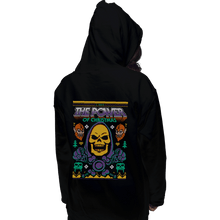 Load image into Gallery viewer, Shirts Pullover Hoodies, Unisex / Small / Black The Skele-Power Of Christmas