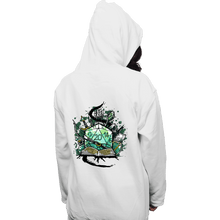 Load image into Gallery viewer, Shirts Pullover Hoodies, Unisex / Small / White Dice Sketch
