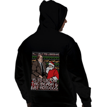 Load image into Gallery viewer, Shirts Pullover Hoodies, Unisex / Small / Black Santa's Lap