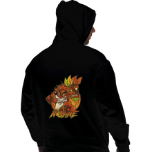 Load image into Gallery viewer, Shirts Pullover Hoodies, Unisex / Small / Black Nsane Bandicoot