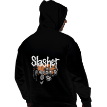 Load image into Gallery viewer, Shirts Zippered Hoodies, Unisex / Small / Black Slasher
