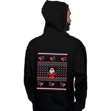 Load image into Gallery viewer, Shirts Pullover Hoodies, Unisex / Small / Black Festive Duck Hunt